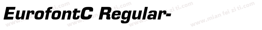 EurofontC Regular字体转换